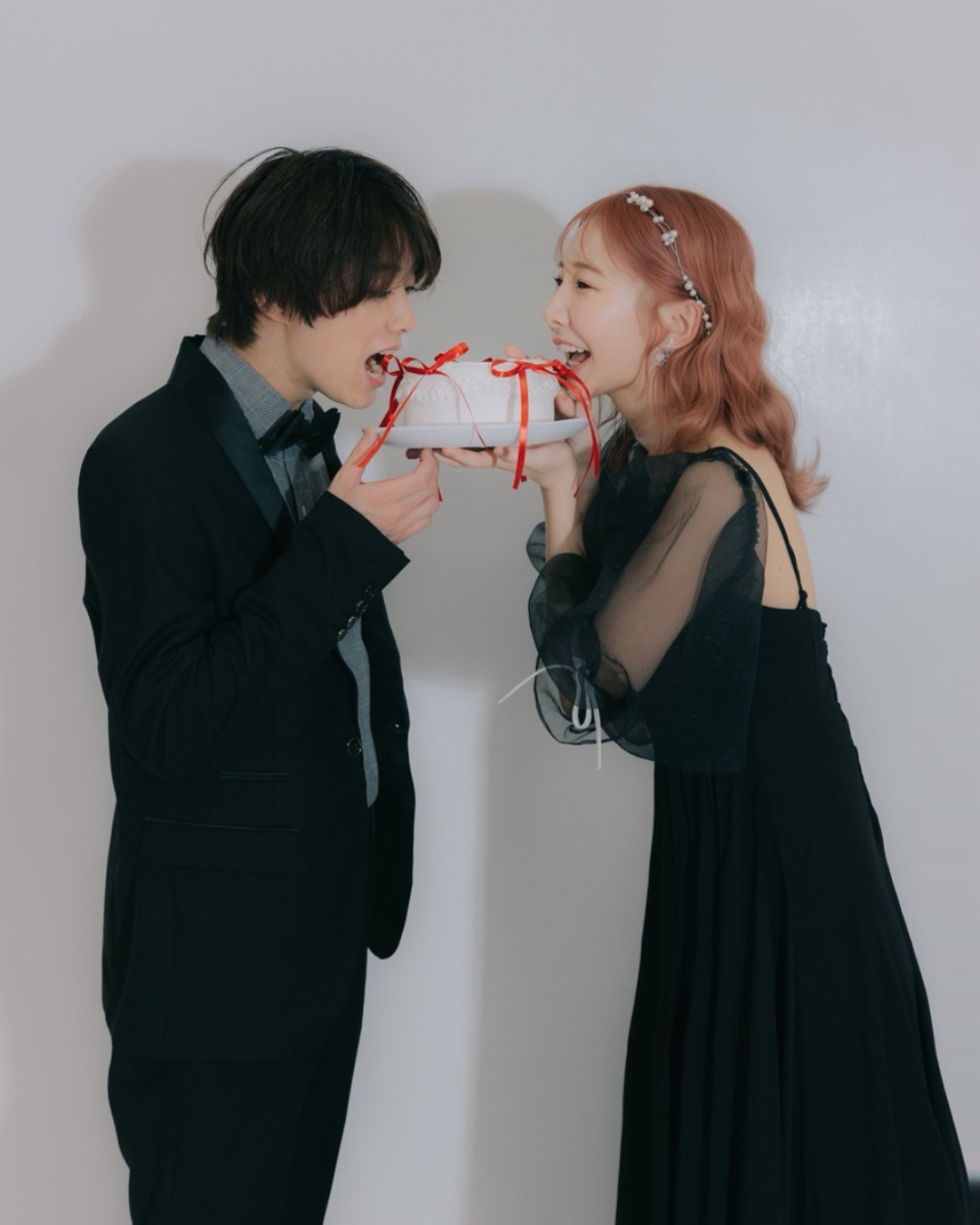 『ラブ トランジット シーズン2』ももさん マサヤさんの結婚発表フォトでご着用いただきました