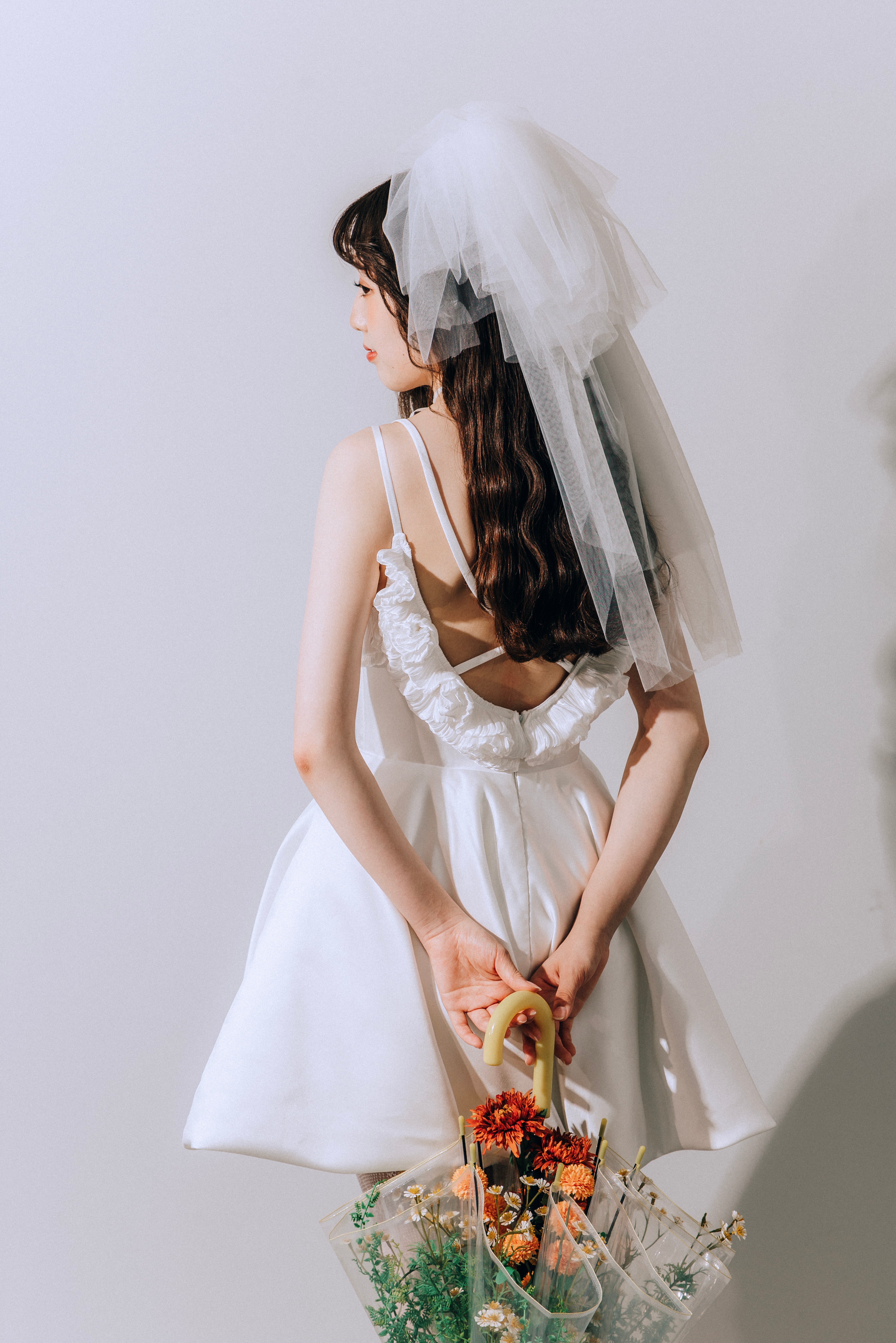 scallop bloomy dress