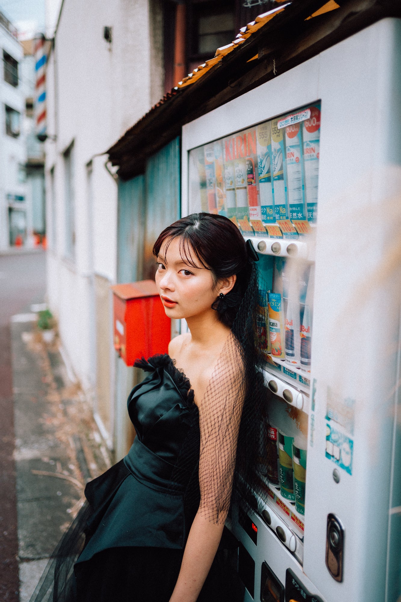 peplum bustier dress(Black)