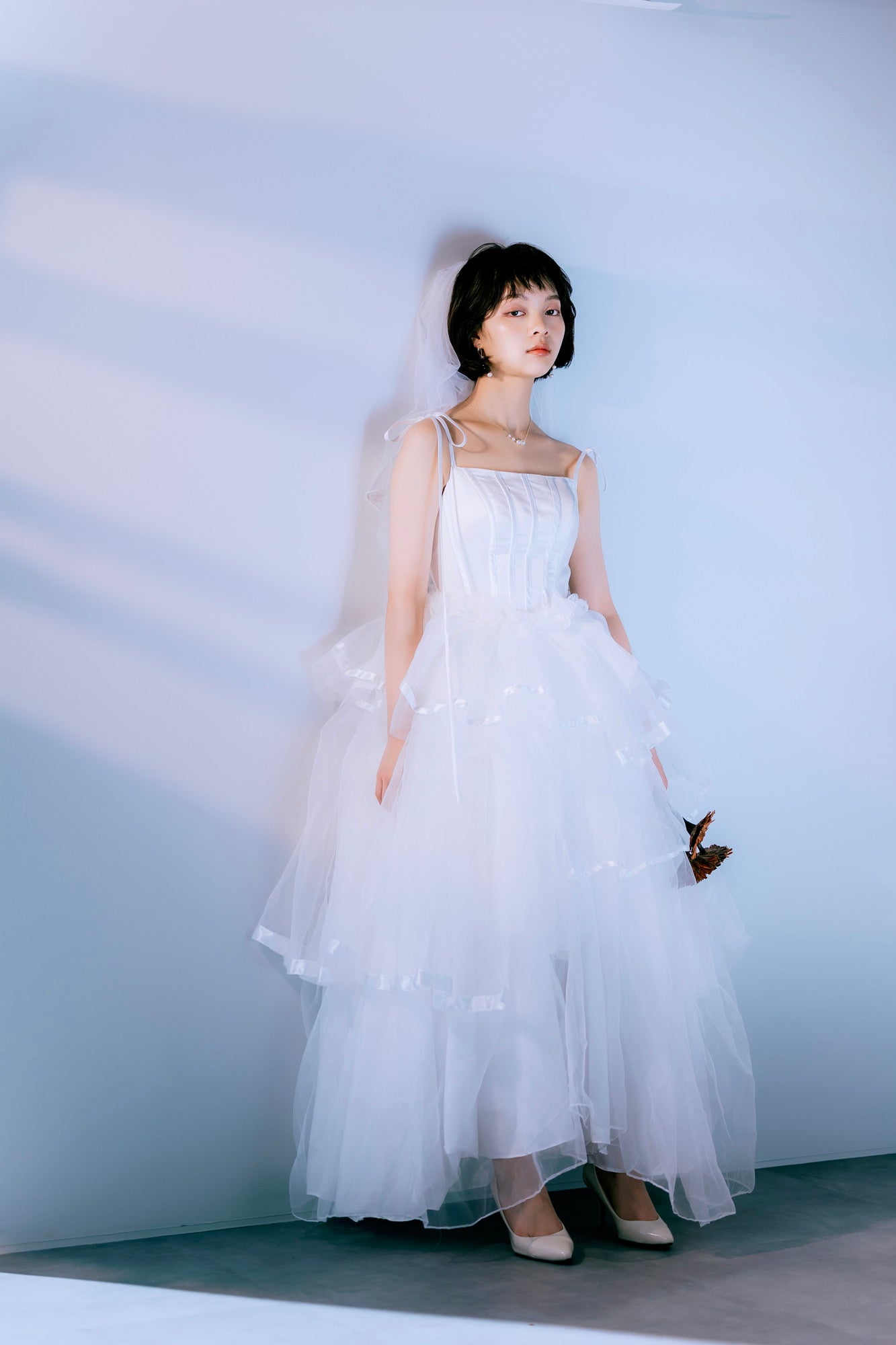 sheer volume bone dress