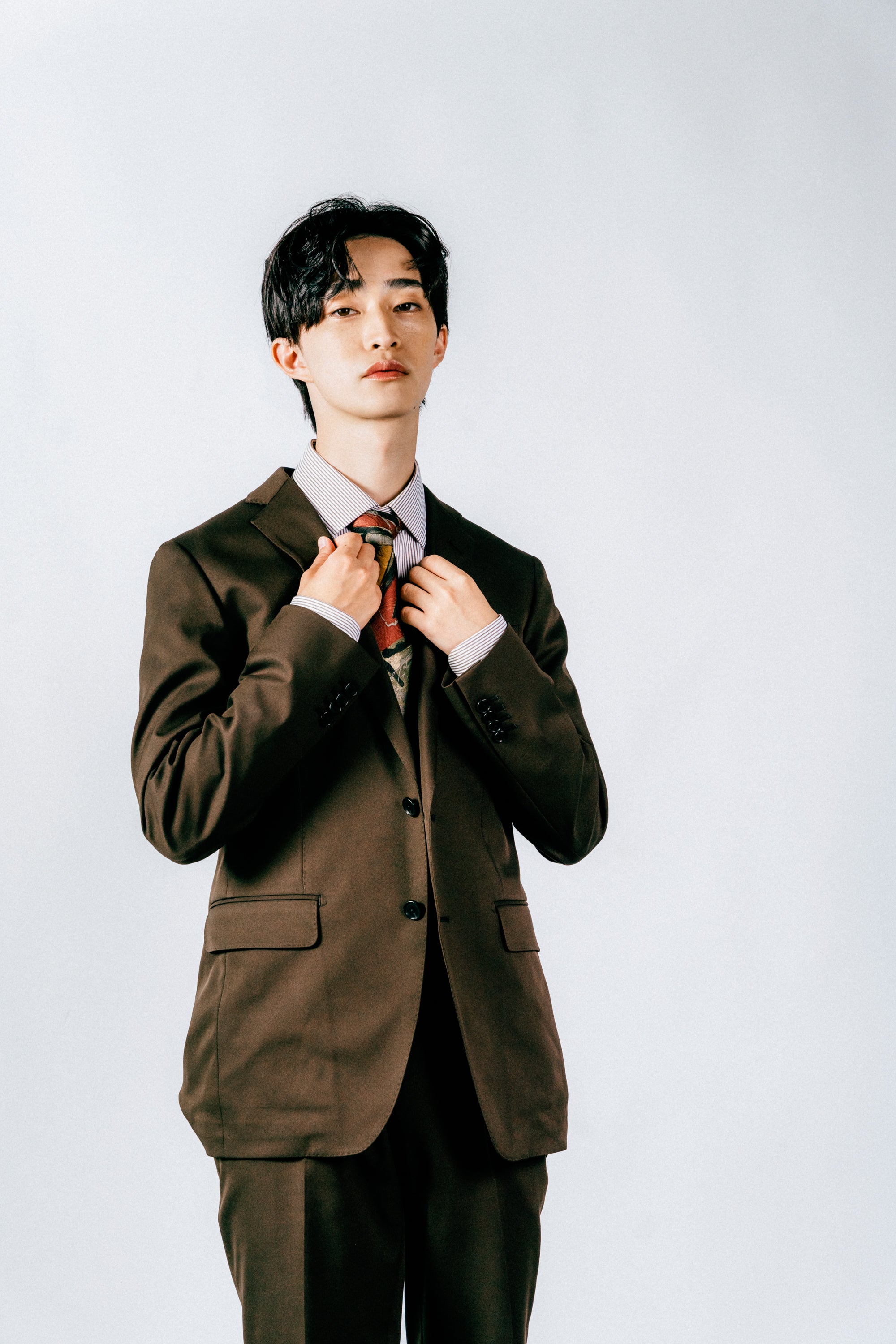charcoal 2-piece suit