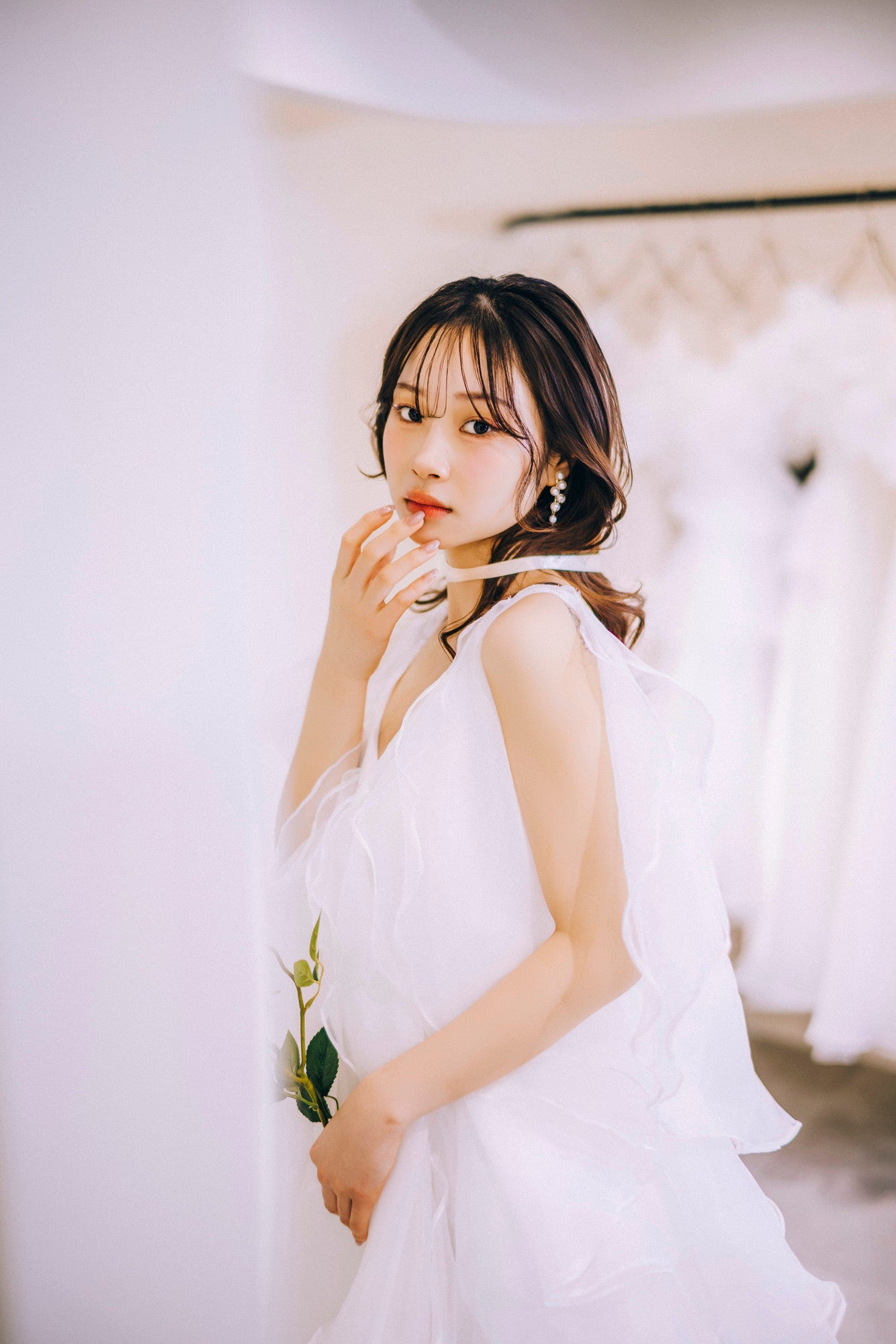 Clione frill dress