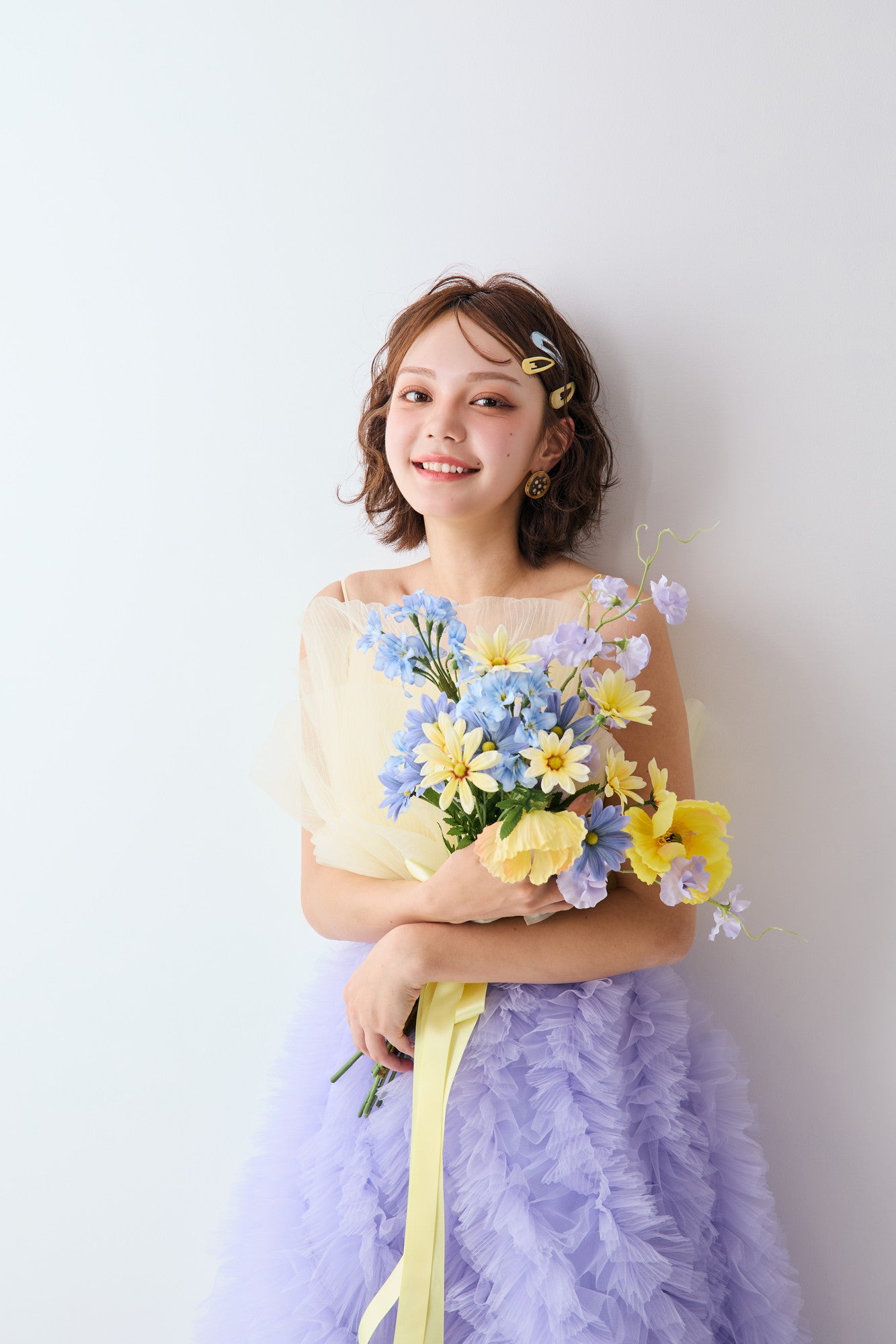 duo tulle dress(Pansy)