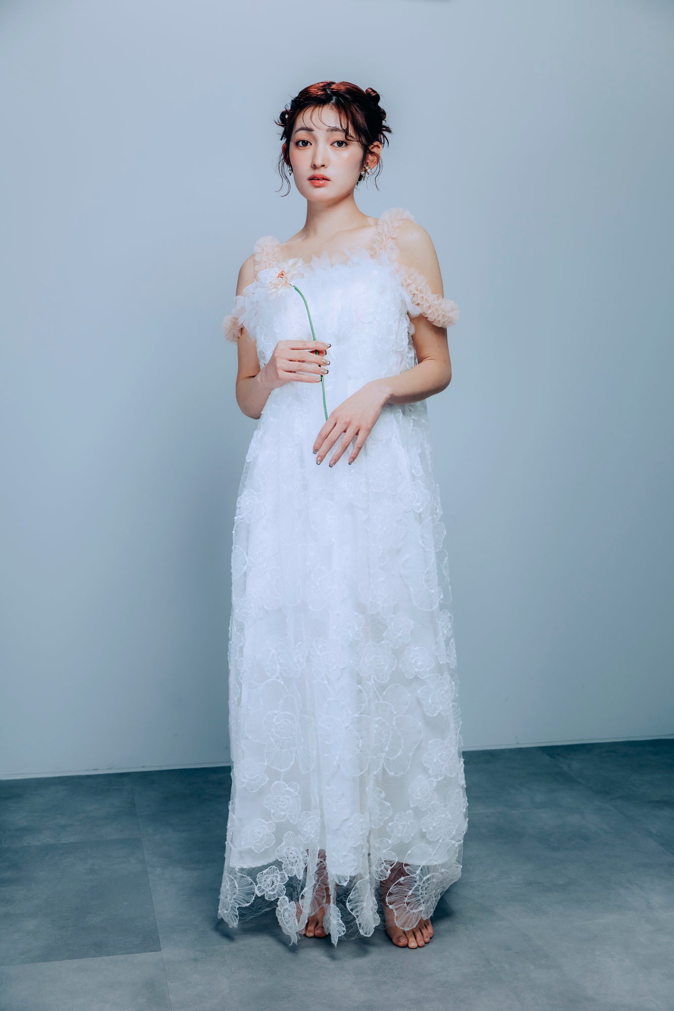 petal empire dress