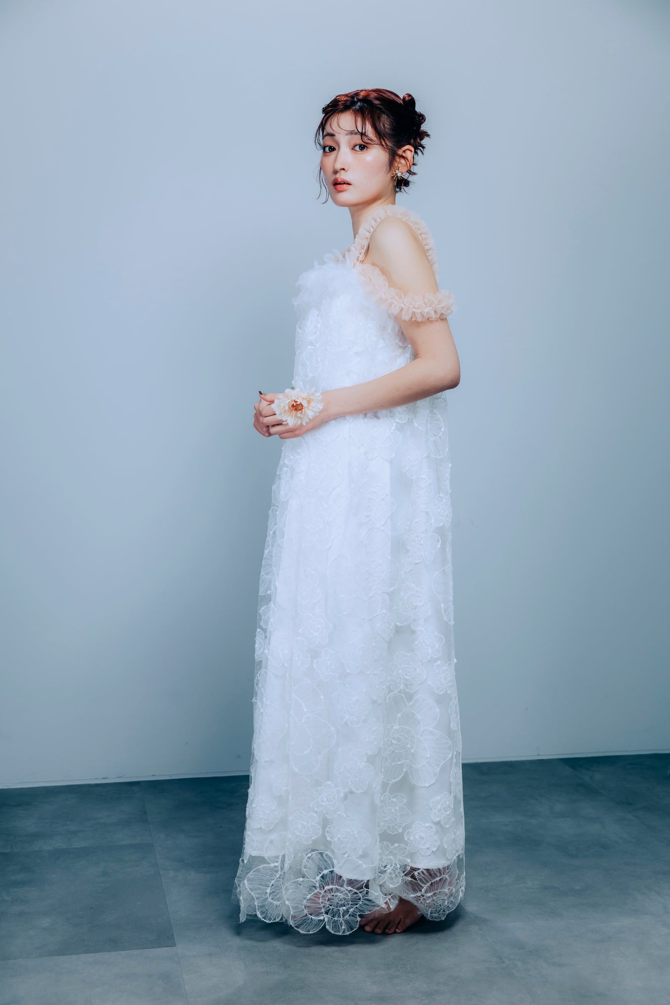 petal empire dress