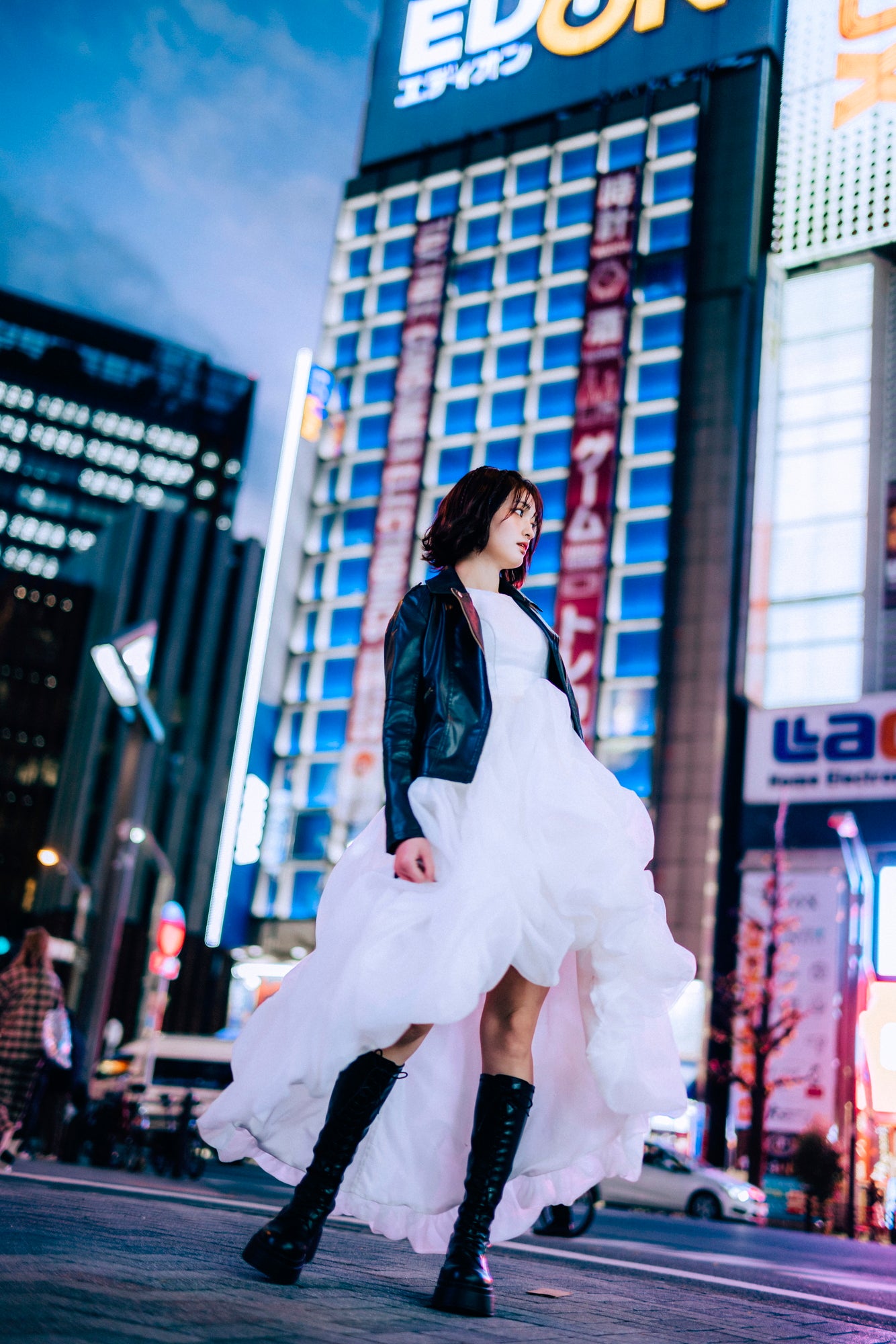 whip tail dress