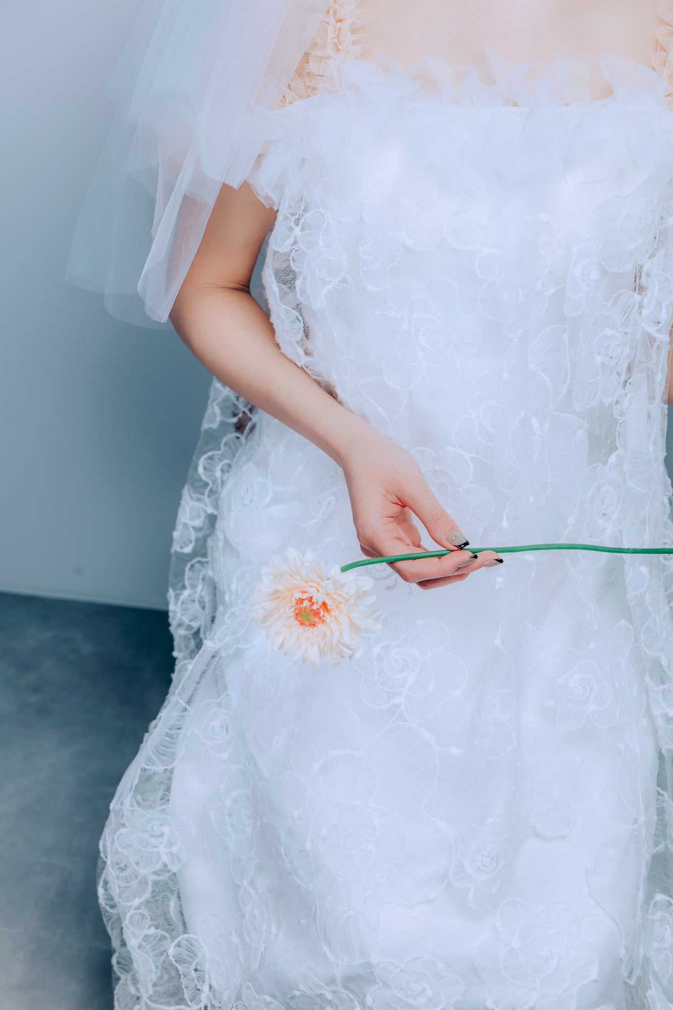 petal empire dress