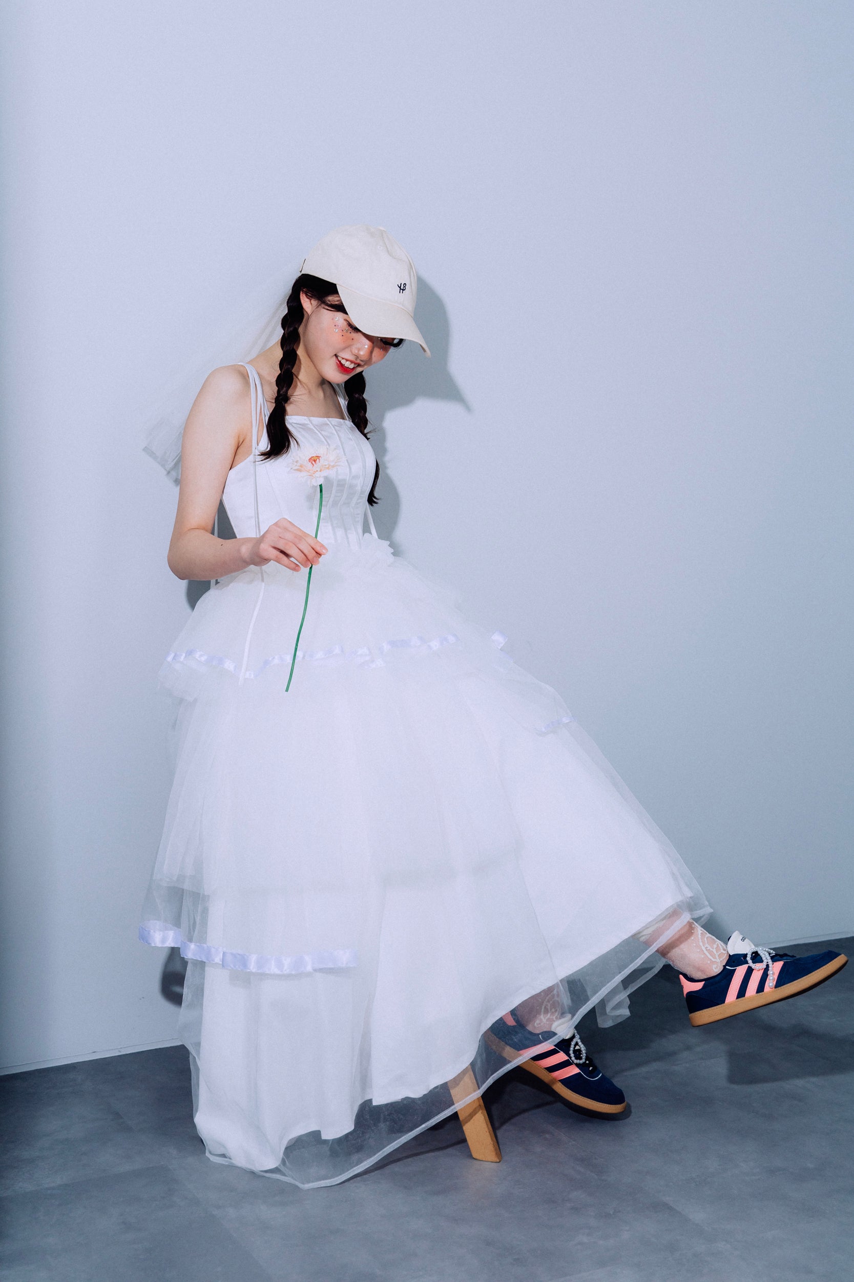 sheer volume bone dress