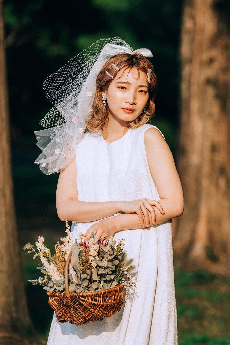 flower tulle one-piece