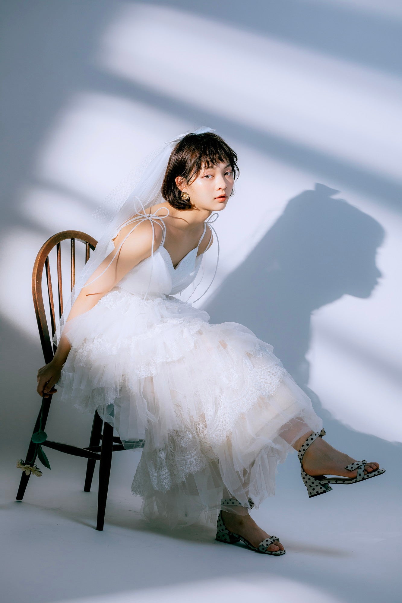 tiered tulle dress