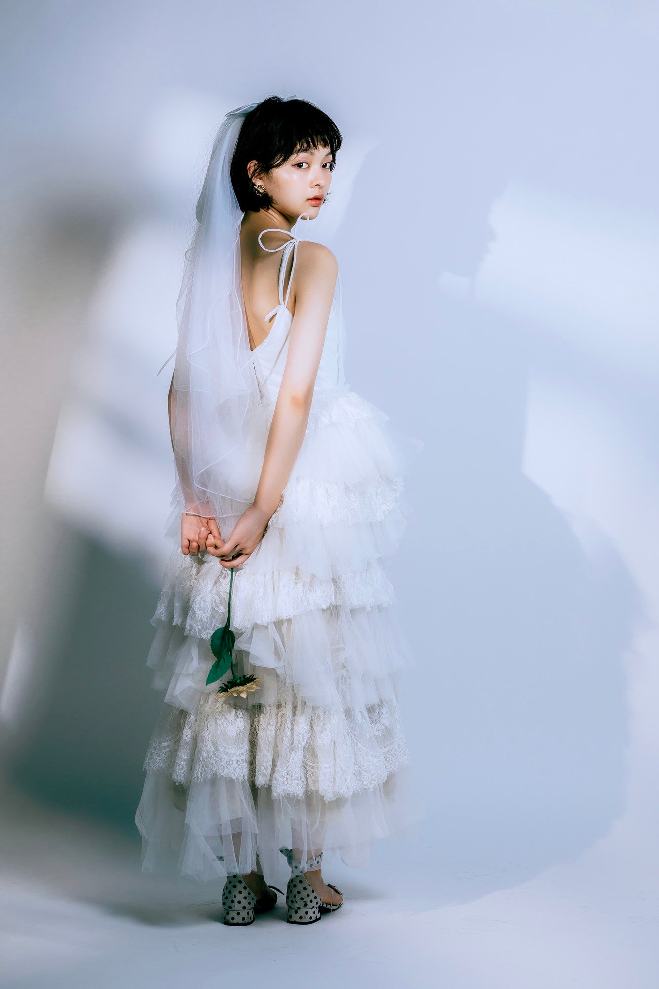 tiered tulle dress