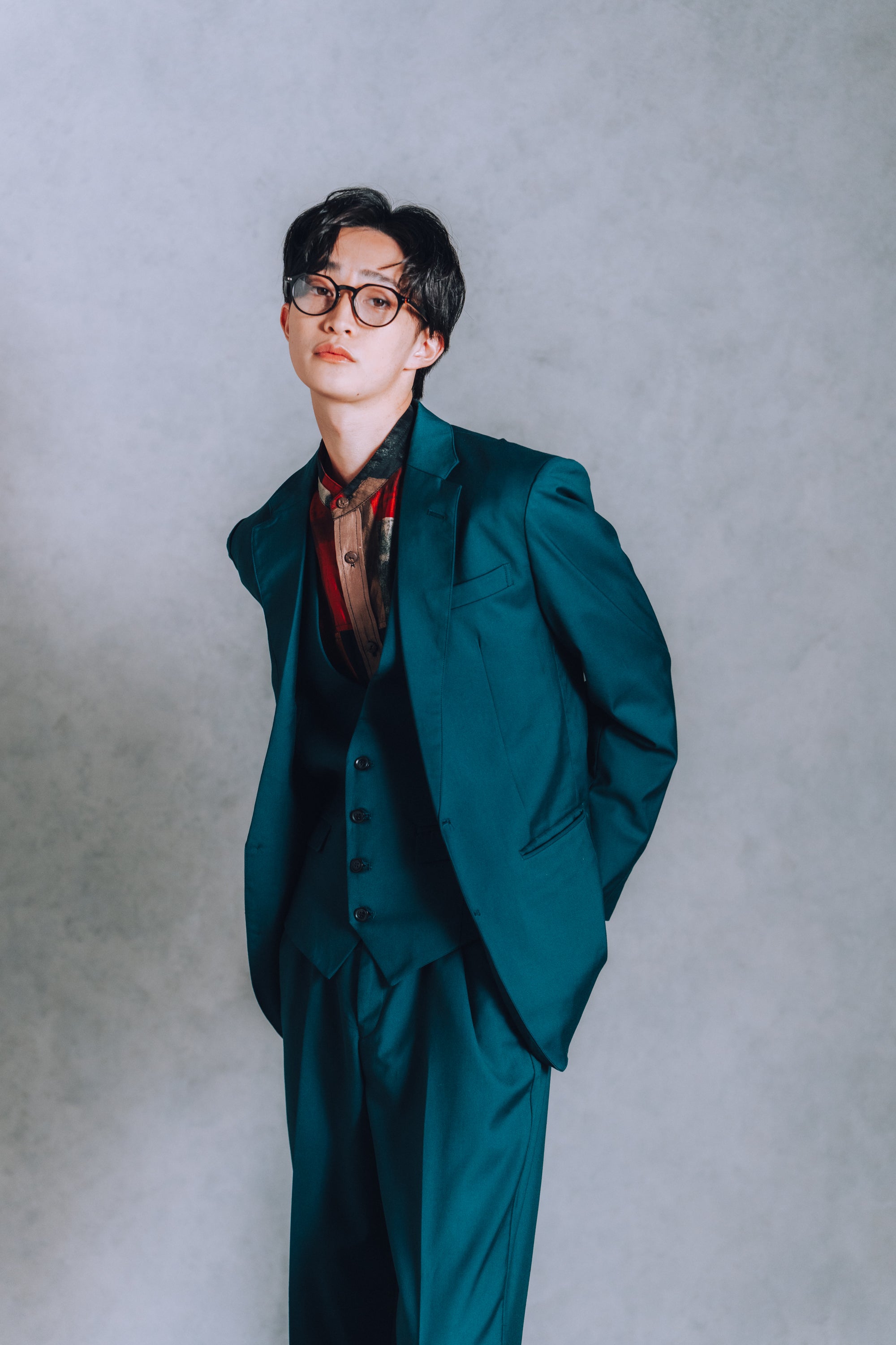 green 3-piece tuxedo