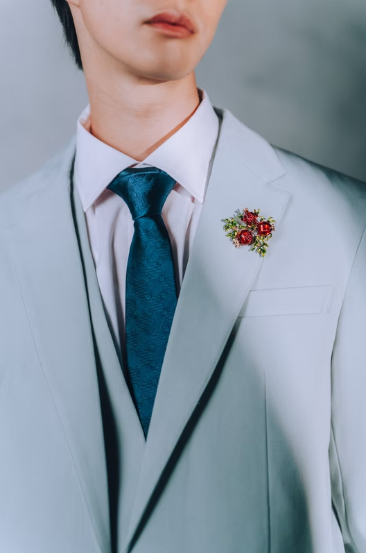 light blue 3-piece tuxedo