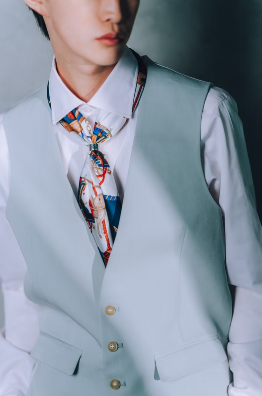 light blue 3-piece tuxedo
