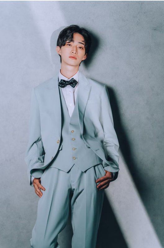 light blue 3-piece tuxedo