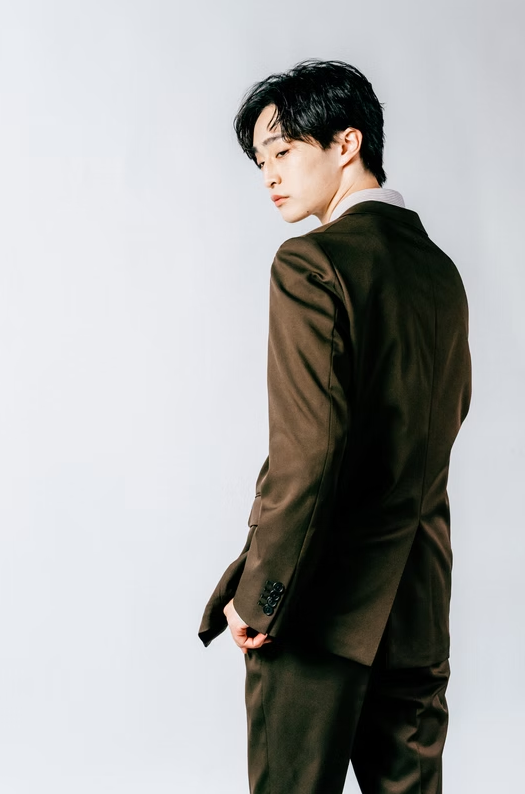charcoal 2-piece suit