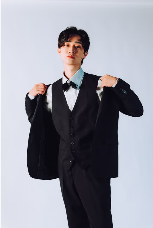 black 3-piece tuxedo