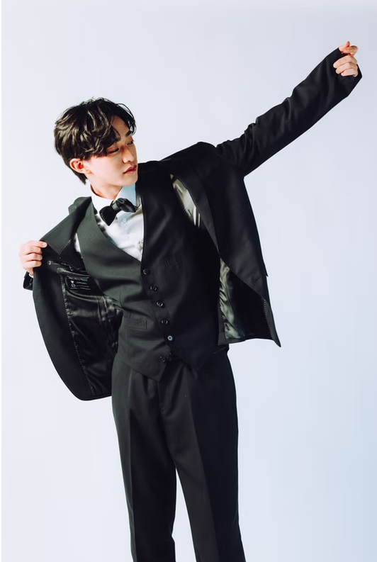 black 3-piece tuxedo