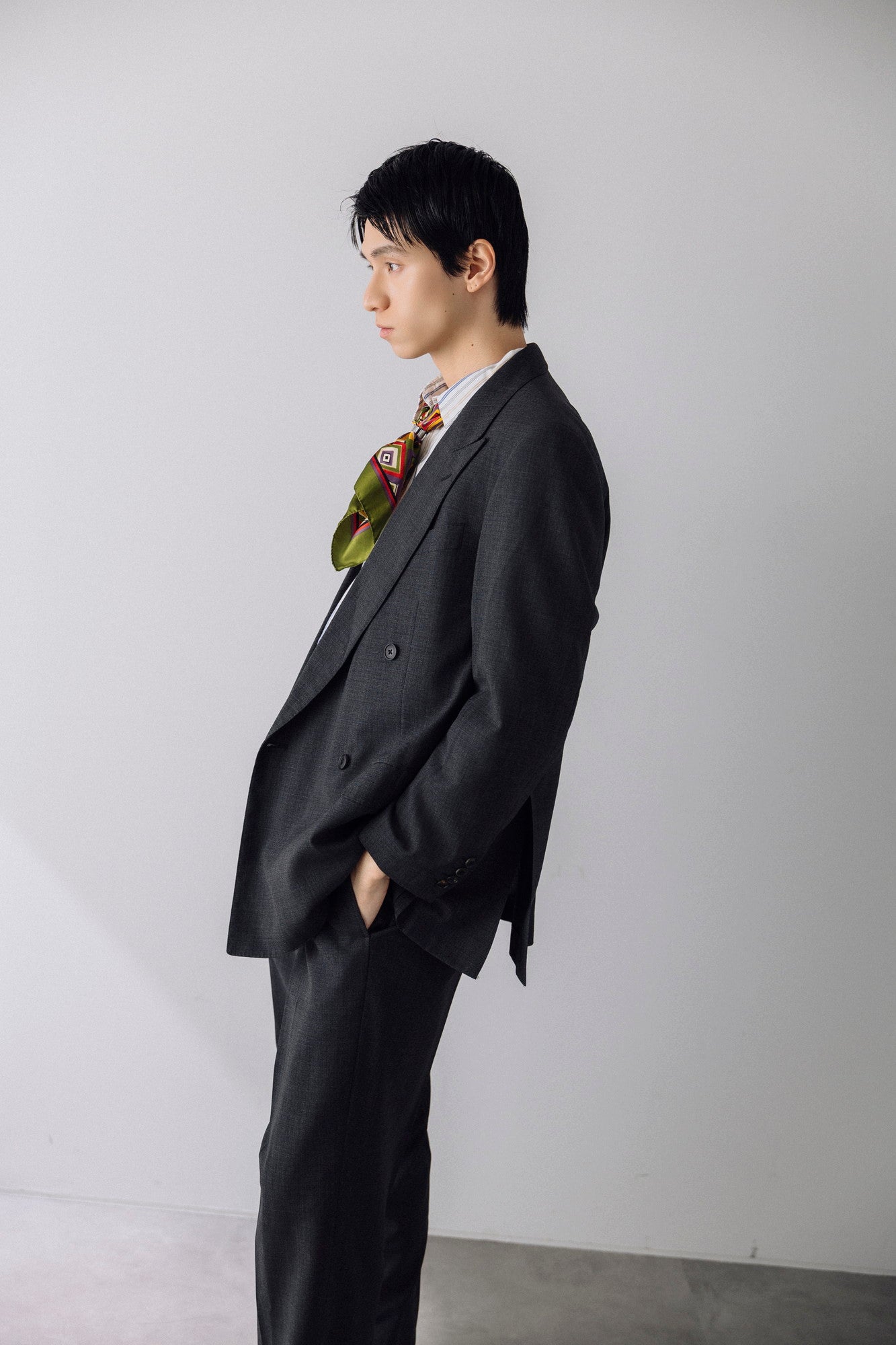 dark gray 2-piece set(Burberry)