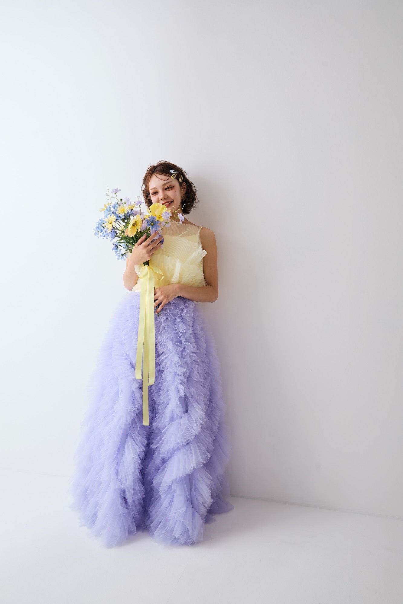 duo tulle dress(Pansy)