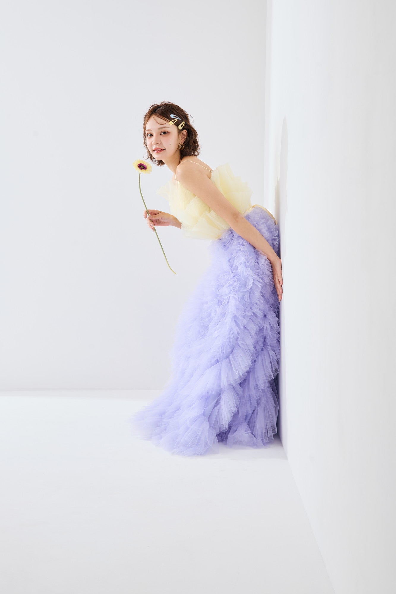 duo tulle dress(Pansy)