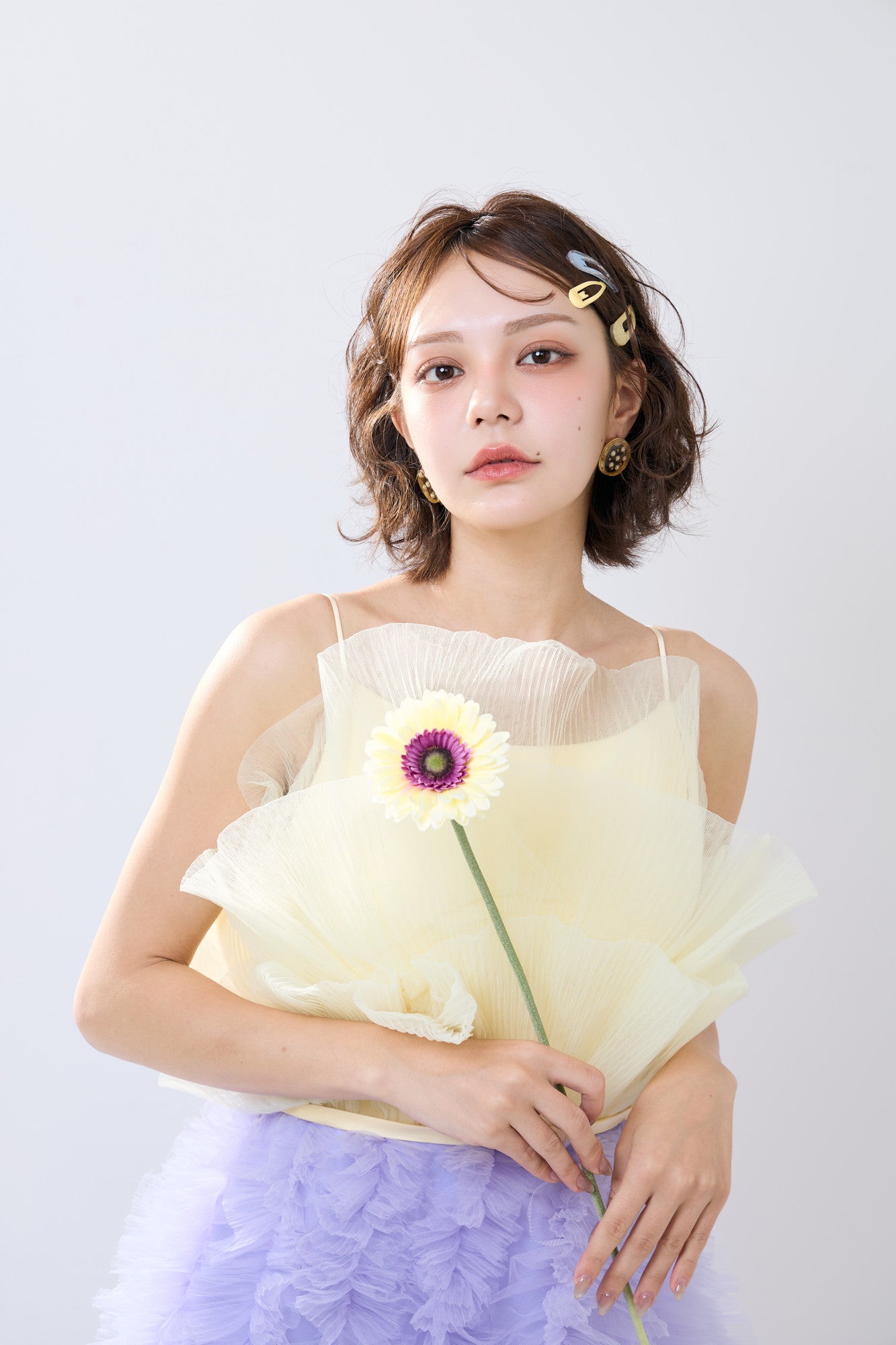 duo tulle dress(Pansy)