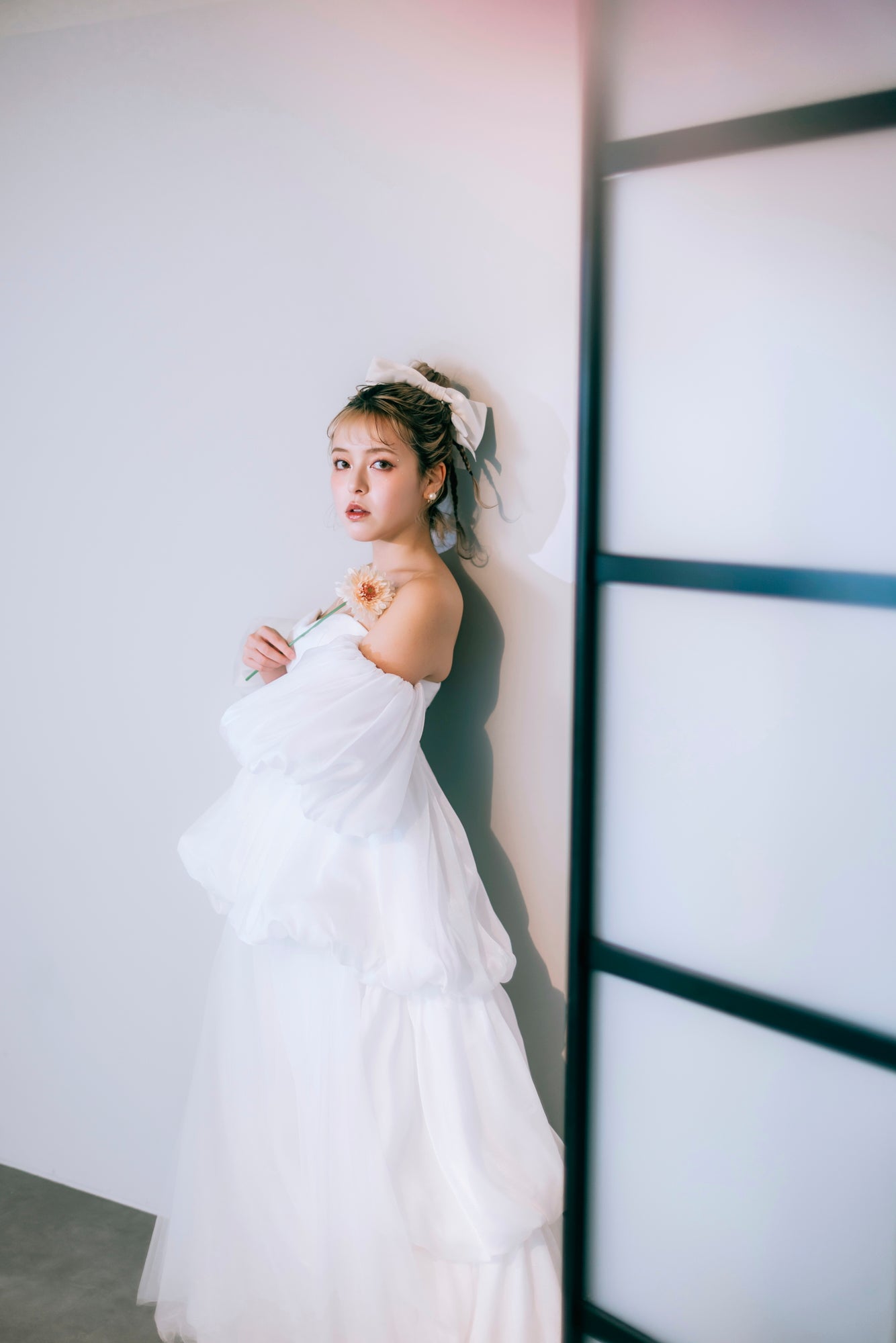 balloon layered dress